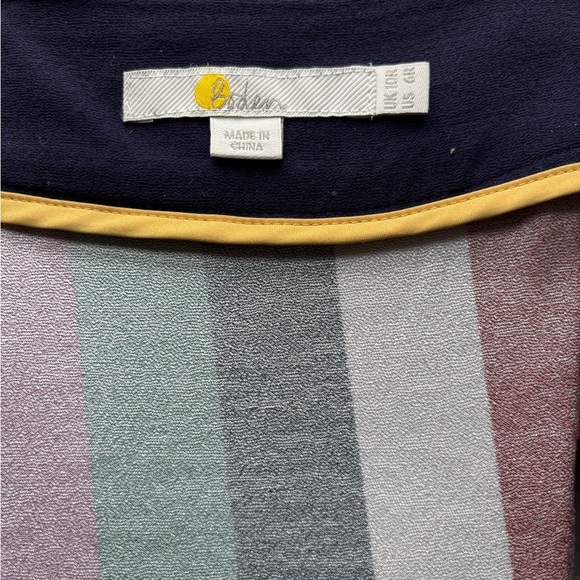 Multicolor Striped Women's Skirt - Picture 4 of 4